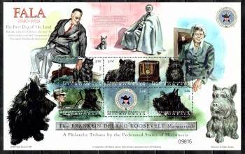 Hunde 384 Mikronesien Michelnummer Block 43 postfrisch