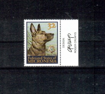 Hunde 385 Mikronesien Michelnummer 509 postfrisch
