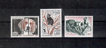 Hunde 407  Monako Michelnummer 1204 - 1206 postfrisch