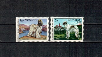 Hunde 410 Monako Michelnummer 1347 - 1348 postfrisch