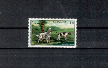 Hunde 411 Monako Michelnummer 1379 postfrisch