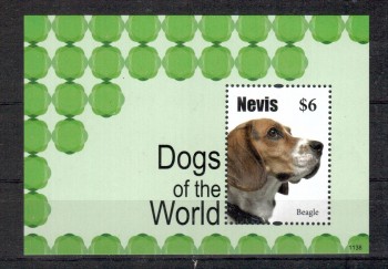 Hunde 439 Nevis Michelnummer Block 309 postfrisch