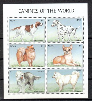 Hunde 441 Nevis Michelnummer 1531 - 1536 postfrisch