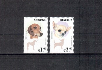 Hunde 451 Nicaragua Michelnummer 4105 - 4106 postfrisch Hunde 451 Nicaragua Michelnummer 4105 - 4106 postfrisch