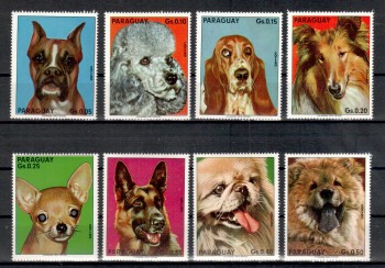 Hunde 467 Paraguay Michelnummer 2655 - 2662 postfrisch Hunde 467 Paraguay Michelnummer 2655 - 2662 postfrisch