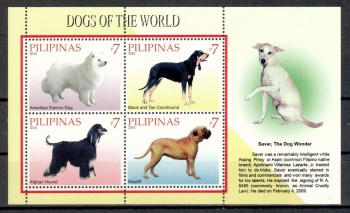 Hunde 473 Philippinen Michelnummer Block 283 postfrisch Hunde 473 Philippinen Michelnummer Block 283 postfrisch