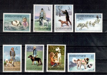 Hunde 484 Rumaenien Michelnummer 3850 - 3857 postfrisch Hunde 484 Rumaenien Michelnummer 3850 - 3857 postfrisch