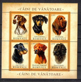 Hunde 486 Rumaenien Michelnummer Block 361 postfrisch Hunde 486 Rumaenien Michelnummer Block 361 postfrisch