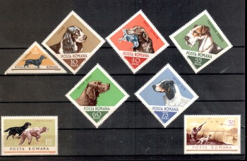 Hunde 488 Rumaenien Michelnummer 2470 - 2477 postfrisch Hunde 488 Rumaenien Michelnummer 2470 - 2477 postfrisch