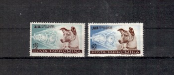 Hunde 489 Rumaenien Michelnummer 1684 - 1685 postfrisch Falz Hunde 489 Rumaenien Michelnummer 1684 - 1685 postfrisch Falz