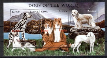 Hunde 498 Sambia Michelnummer 983 - 988 postfrisch