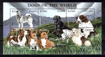 Hunde 499 Sambia Michelnummer 989 - 994 postfrisch