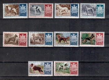 Hunde 500 San Marino Michelnummer 547 - 556 postfrisch