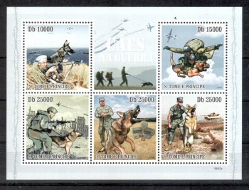 Hunde 505 St.Thomas + Prinzeninsel Michelnummer 4260 - 4264 postfrisch