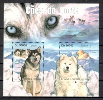 Hunde 508 St.Thomas + Prinzeninsel Michelnummer Block 841 postfrisch