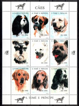 Hunde 512 St.Thomas + Prinzeninsel Michelnummer 1571 - 1579 postfrisch Hunde 512 St.Thomas + Prinzeninsel Michelnummer 1571 - 1579 postfrisch