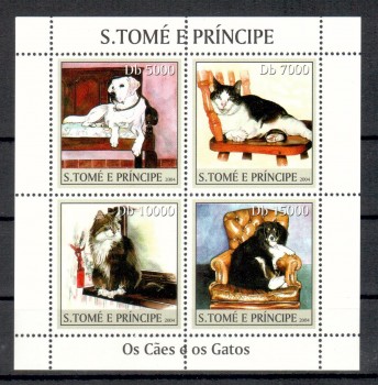 Hunde 515 St.Thomas + Prinzeninsel Michelnummer 2621 - 2624 postfrisch Hunde 515 St.Thomas + Prinzeninsel Michelnummer 2621 - 2624 postfrisch