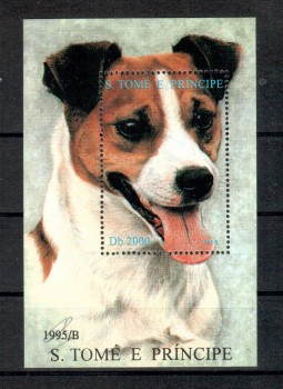 Hunde 524 St.Thomas + Prinzeninsel Michelnummer Block 337 postfrisch Hunde 524 St.Thomas + Prinzeninsel Michelnummer Block 337 postfrisch