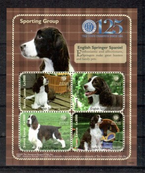 Hunde 536 Sierra Leone Michelnummer 5256 - 5259 postfrisch Hunde 536 Sierra Leone Michelnummer 5256 - 5259 postfrisch