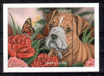 Hunde 538 Sierra Leone Michelnummer Block 370 postfrisch Hunde 538 Sierra Leone Michelnummer Block 370 postfrisch
