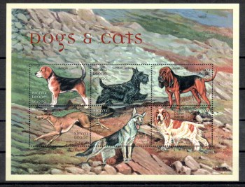 Hunde 541 Sierra Leone Michelnummer 3639 - 3644 postfrisch Hunde 541 Sierra Leone Michelnummer 3639 - 3644 postfrisch