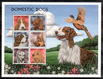 Hunde 546 Sierra Leone Michelnummer 2895 - 2900 postfrisch Hunde 546 Sierra Leone Michelnummer 2895 - 2900 postfrisch