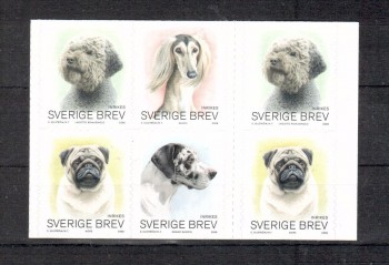 Hunde 562 Schweden Michelnummer 2618 - 2621 postfrisch