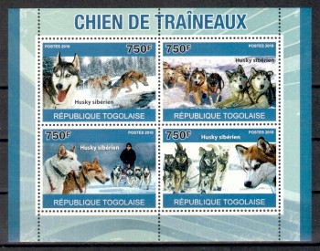 Hunde 591 Togo Michelnummer 3714 - 3717 postfrisch