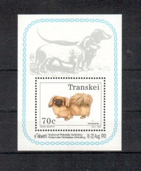 Hunde 598 Transkei Michelnummer Block 10 postfrisch