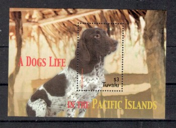 Hunde 606 Tuvalu Michelnummer Block 121 postfrisch