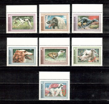 Hunde 619 Ungarn Michelnummer 2742 - 2748 postfrisch