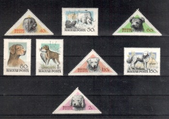Hunde 620 Ungarn Michelnummer 1460 - 1467 postfrisch