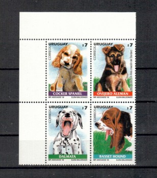 Hunde 623 Uruguay Michelnummer 2478 - 2481 postfrisch