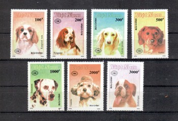 Hunde 636 Vietnam Michelnummer 2168 - 2174 postfrisch