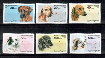 Hunde 640 Westahara Vignette postfrisch