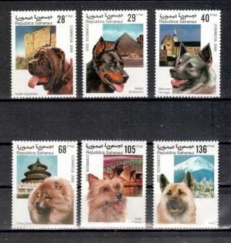 Hunde 643 Westahara Vignette postfrisch