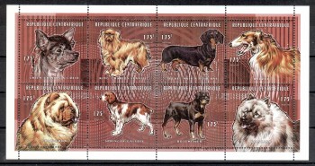Hunde 644 Zentralafrika Michelnummer 1945 - 1952 postfrisch
