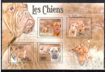 Hunde 651 Zentralafrika Michelnummer 3078 - 3081 postfrisch