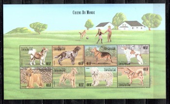 Hunde 652 Zentralafrika Michelnummer 2318 - 2325 postfrisch