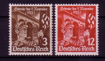 Deutsches Reich Michelnummer 598 - 599 x postfrisch