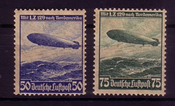 Deutsches Reich Michelnummer 606 - 607 postfrisch