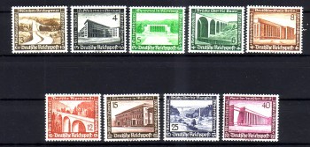 Deutsches Reich Michelnummer 634 - 642 postfrisch Deutsches Reich Michelnummer 634 - 642 postfrisch