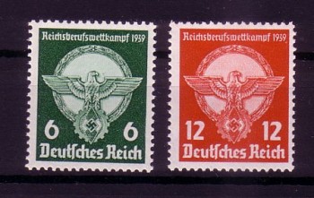 Deutsches Reich Michelnummer 689 - 690 postfrisch Deutsches Reich Michelnummer 689 - 690 postfrisch