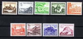 Deutsches Reich Michelnummer 730 - 738 postfrisch Deutsches Reich Michelnummer 730 - 738 postfrisch