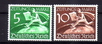 Deutsches Reich Michelnummer Z 738 - 739 postfrisch Deutsches Reich Michelnummer Z 738 - 739 postfrisch