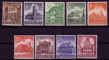 Deutsches Reich Michelnummer 751 - 759 postfrisch Deutsches Reich Michelnummer 751 - 759 postfrisch