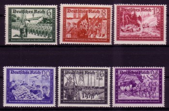 Deutsches Reich Michelnummer 773 - 778 postfrisch Deutsches Reich Michelnummer 773 - 778 postfrisch