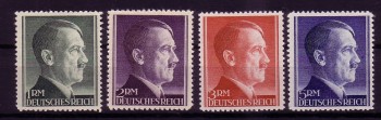 Deutsches Reich Michelnummer 799 - 802 A postfrisch Deutsches Reich Michelnummer 799 - 802 A postfrisch