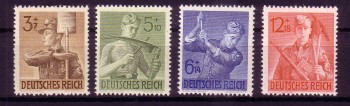 Deutsches Reich Michelnummer 850 - 853 postfrisch Deutsches Reich Michelnummer 850 - 853 postfrisch