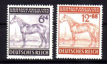 Deutsches Reich Michelnummer 857 - 858 postfrisch Deutsches Reich Michelnummer 857 - 858 postfrisch